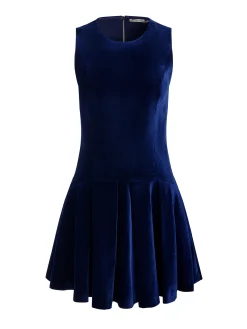 ADLEY VELVET MINI DRESS