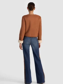 ALMA VEGAN SUEDE TEDDY JACKET