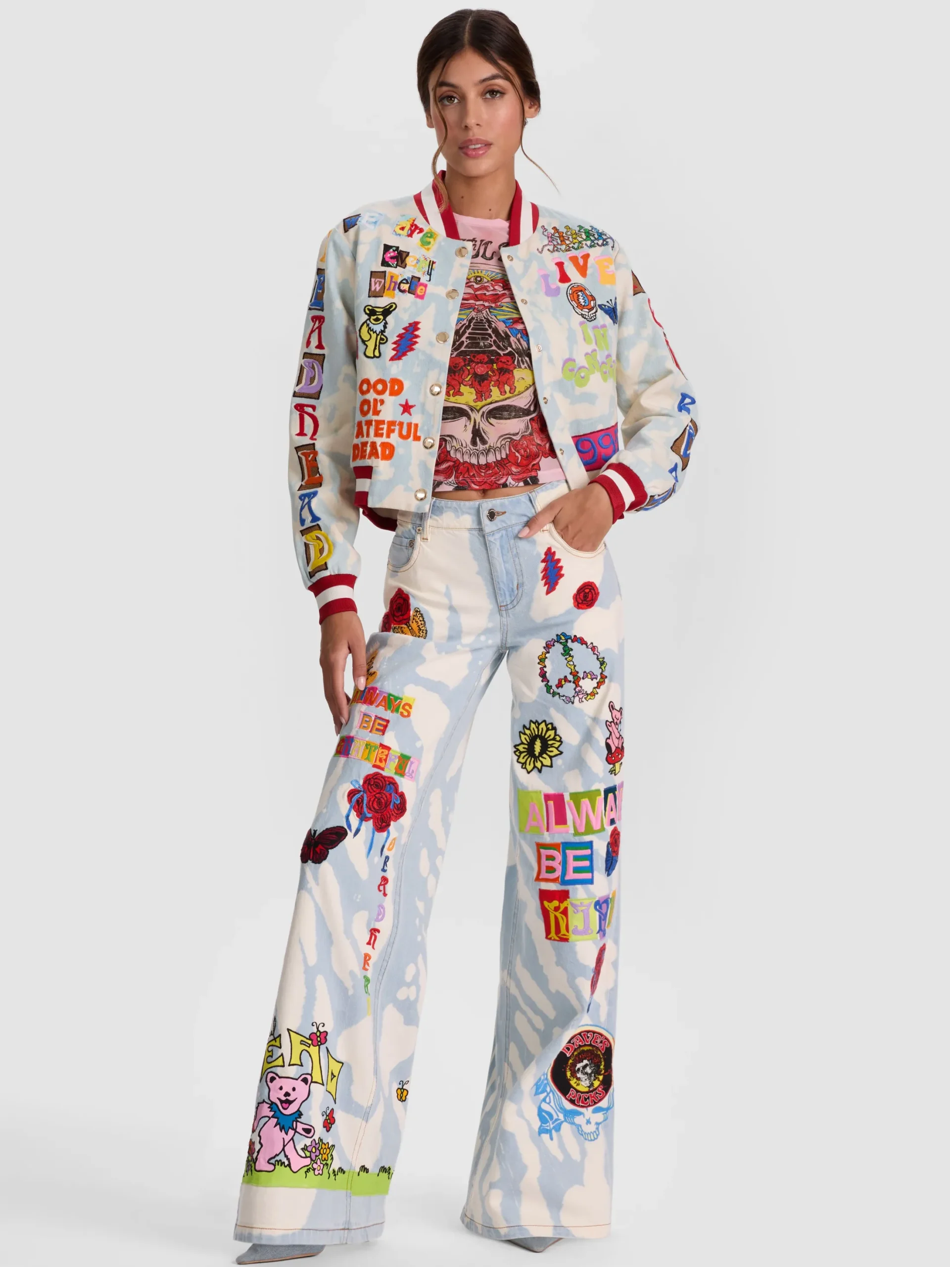 A+O X GRATEFUL DEAD KERI DENIM JACKET