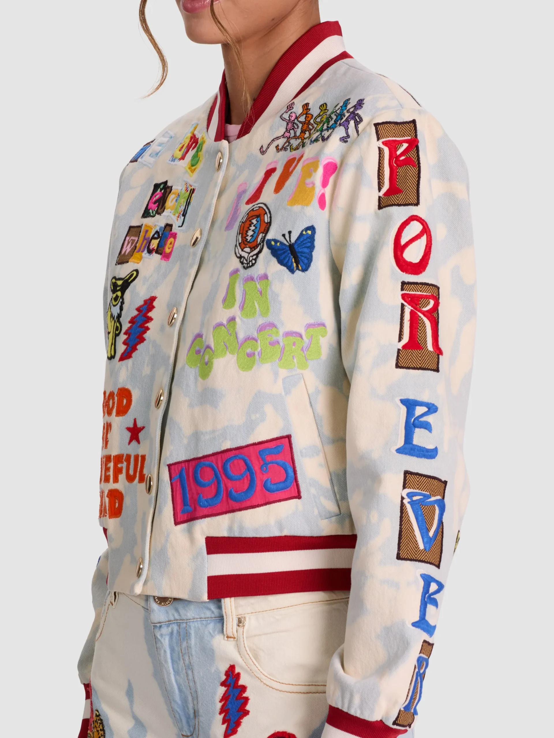 A+O X GRATEFUL DEAD KERI DENIM JACKET