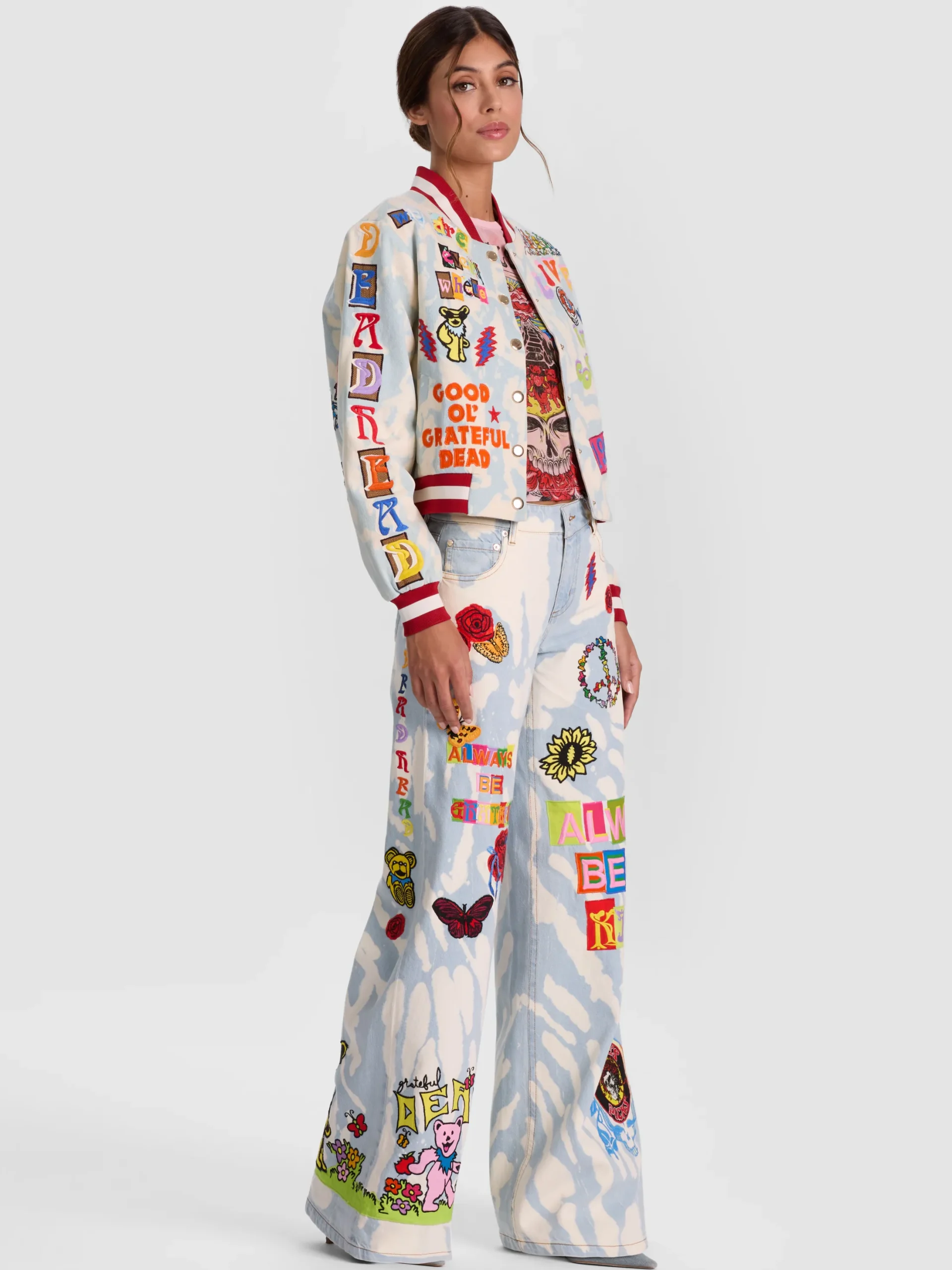 A+O X GRATEFUL DEAD KERI DENIM JACKET