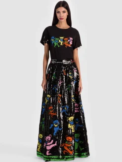 A+O X GRATEFUL DEAD TINA BALLGOWN SKIRT