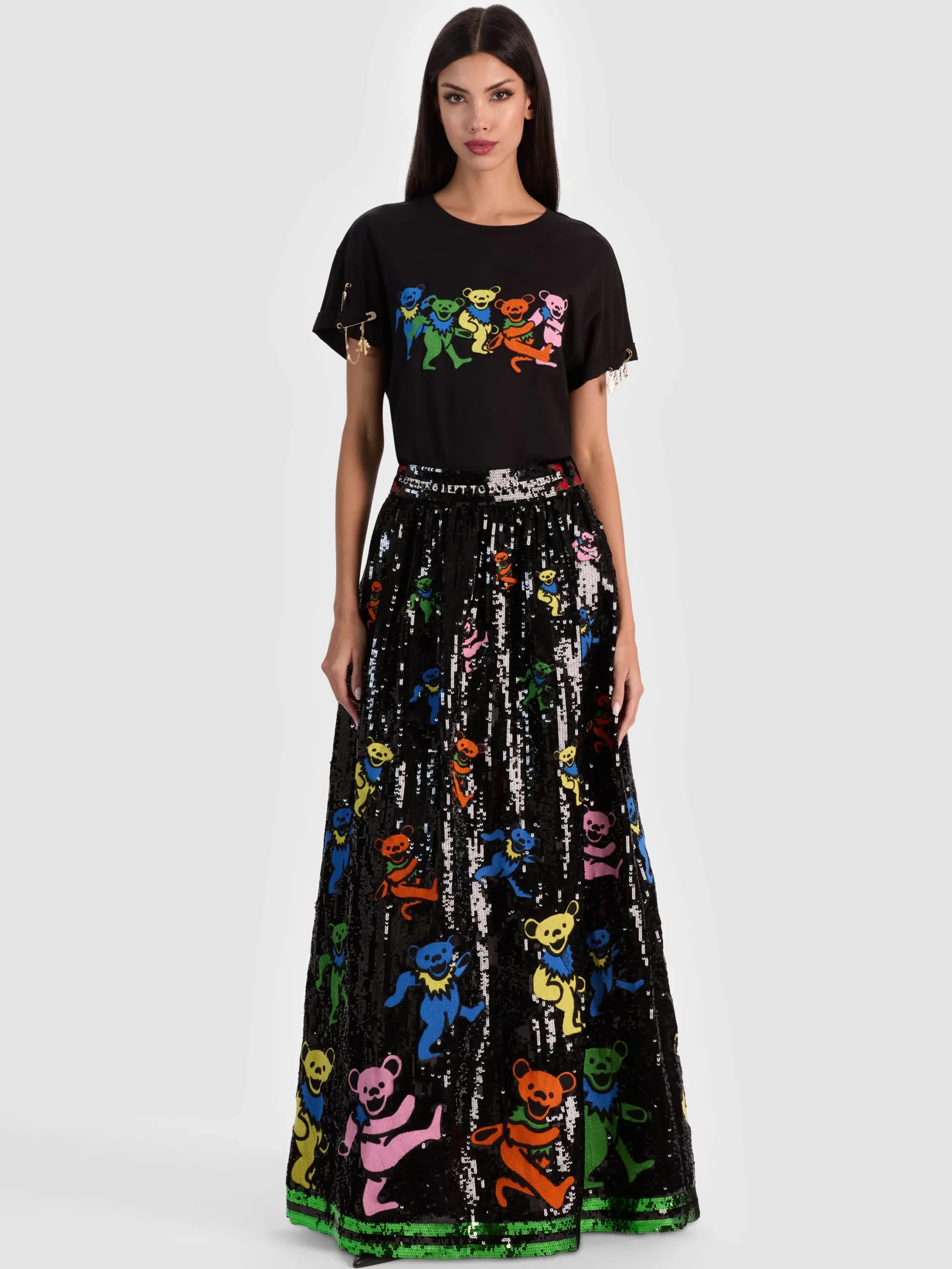 A+O X GRATEFUL DEAD TINA BALLGOWN SKIRT