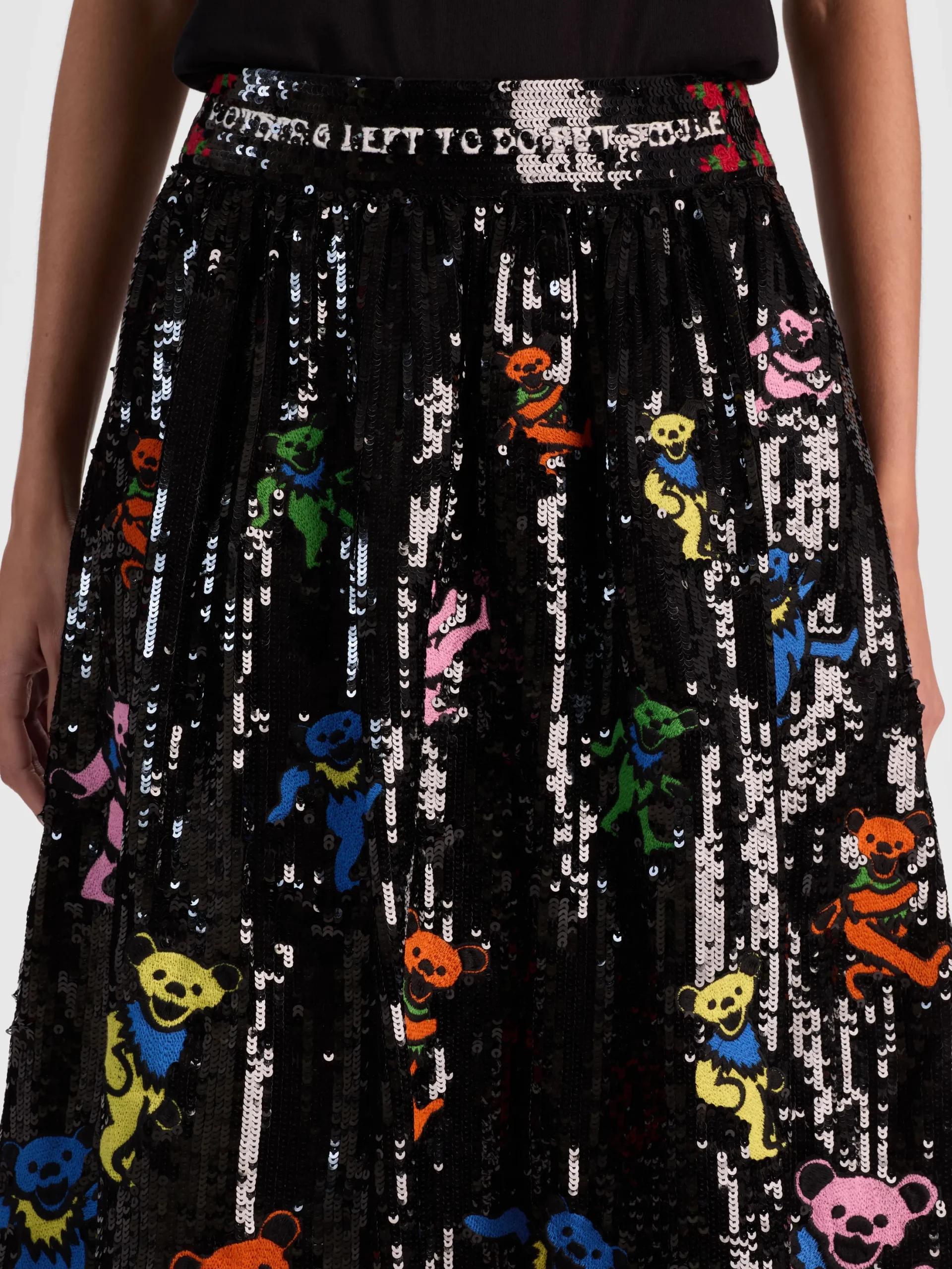 A+O X GRATEFUL DEAD TINA BALLGOWN SKIRT