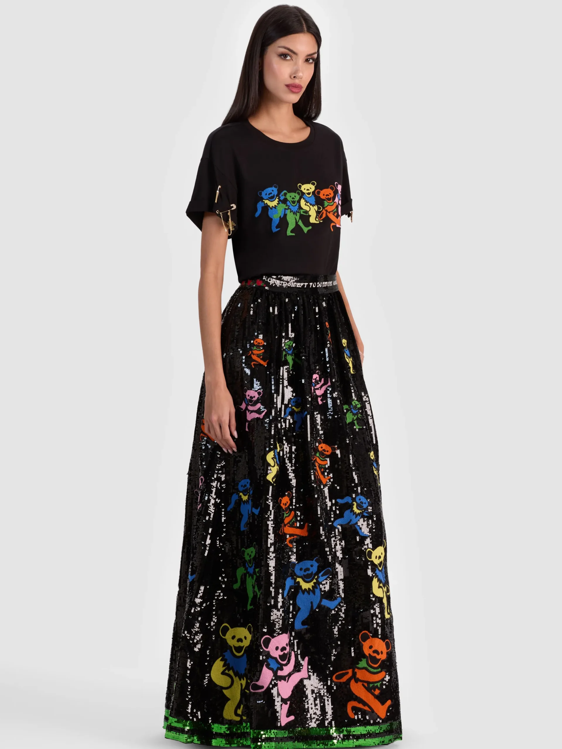 A+O X GRATEFUL DEAD TINA BALLGOWN SKIRT