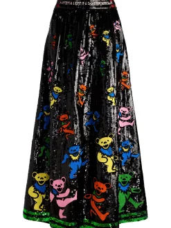 A+O X GRATEFUL DEAD TINA BALLGOWN SKIRT