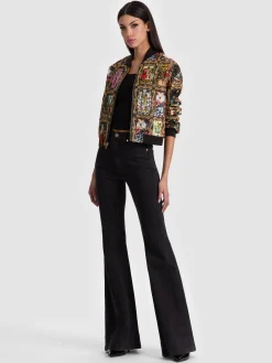 ASHER EMBELLISHED VARSITY JACKET