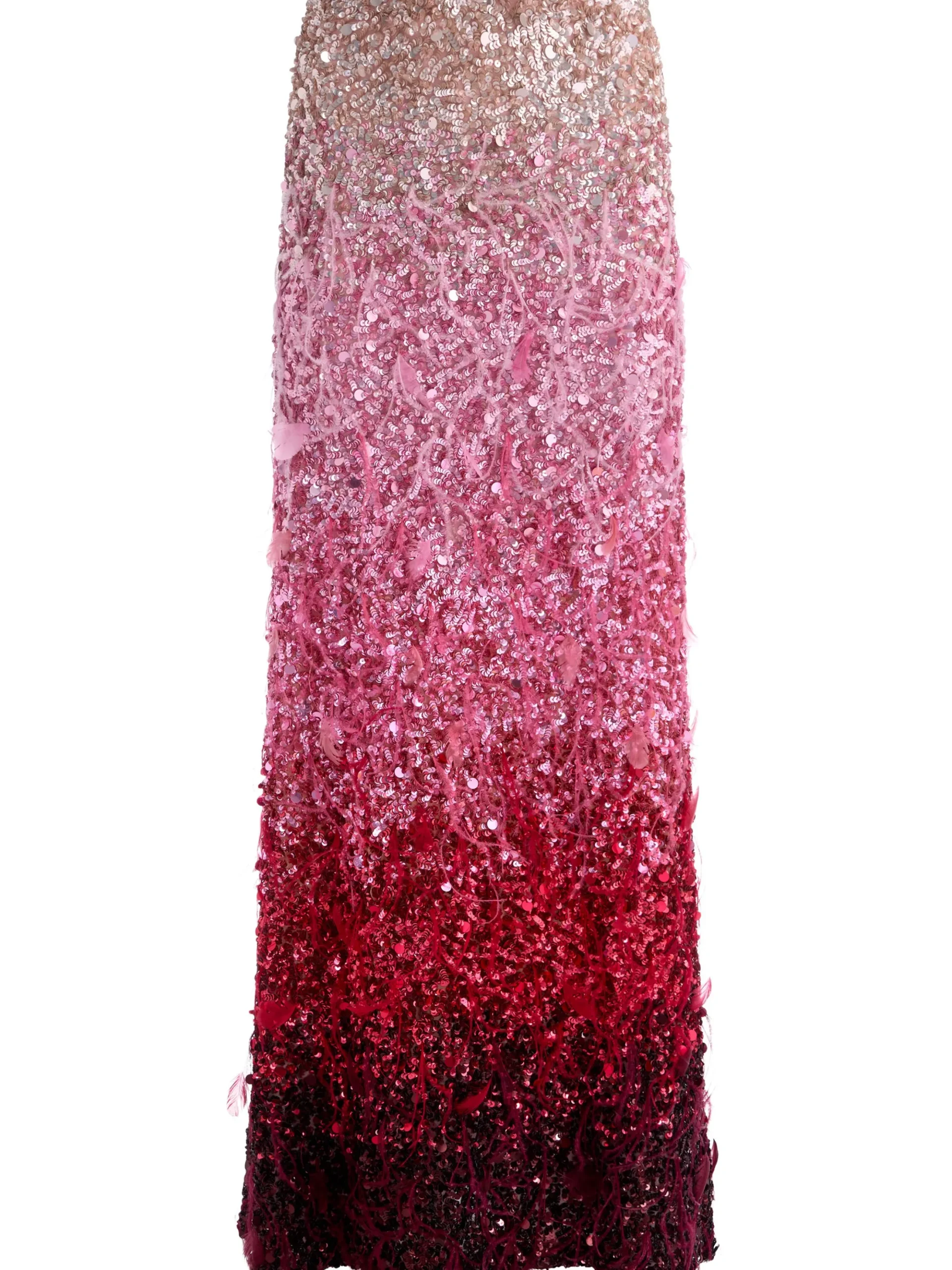 ASHTON FEATHERED SKIRT