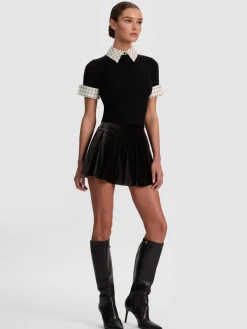 ASTER COLLARED PULLOVER