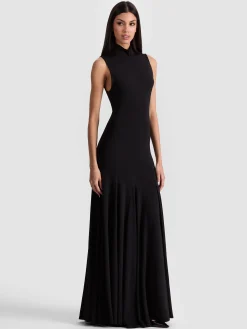 AUGUSTA OPEN BACK MAXI DRESS