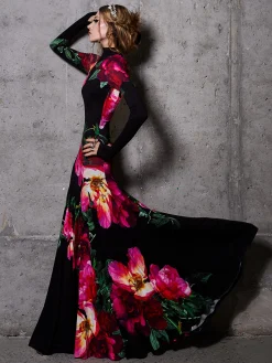 AUGUSTA OPEN BACK MAXI DRESS