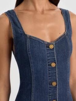 BEA DENIM MINI DRESS