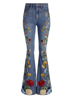 BEAUTIFUL EMBROIDERED JEAN