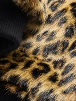 BECKY REVERSIBLE FAUX FUR BOMBER JACKET