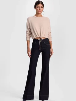 BERNETTA CROPPED CASHMERE PULLOVER