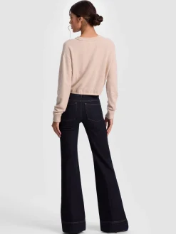 BERNETTA CROPPED CASHMERE PULLOVER