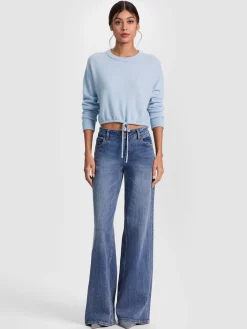 BERNETTA CROPPED CASHMERE PULLOVER