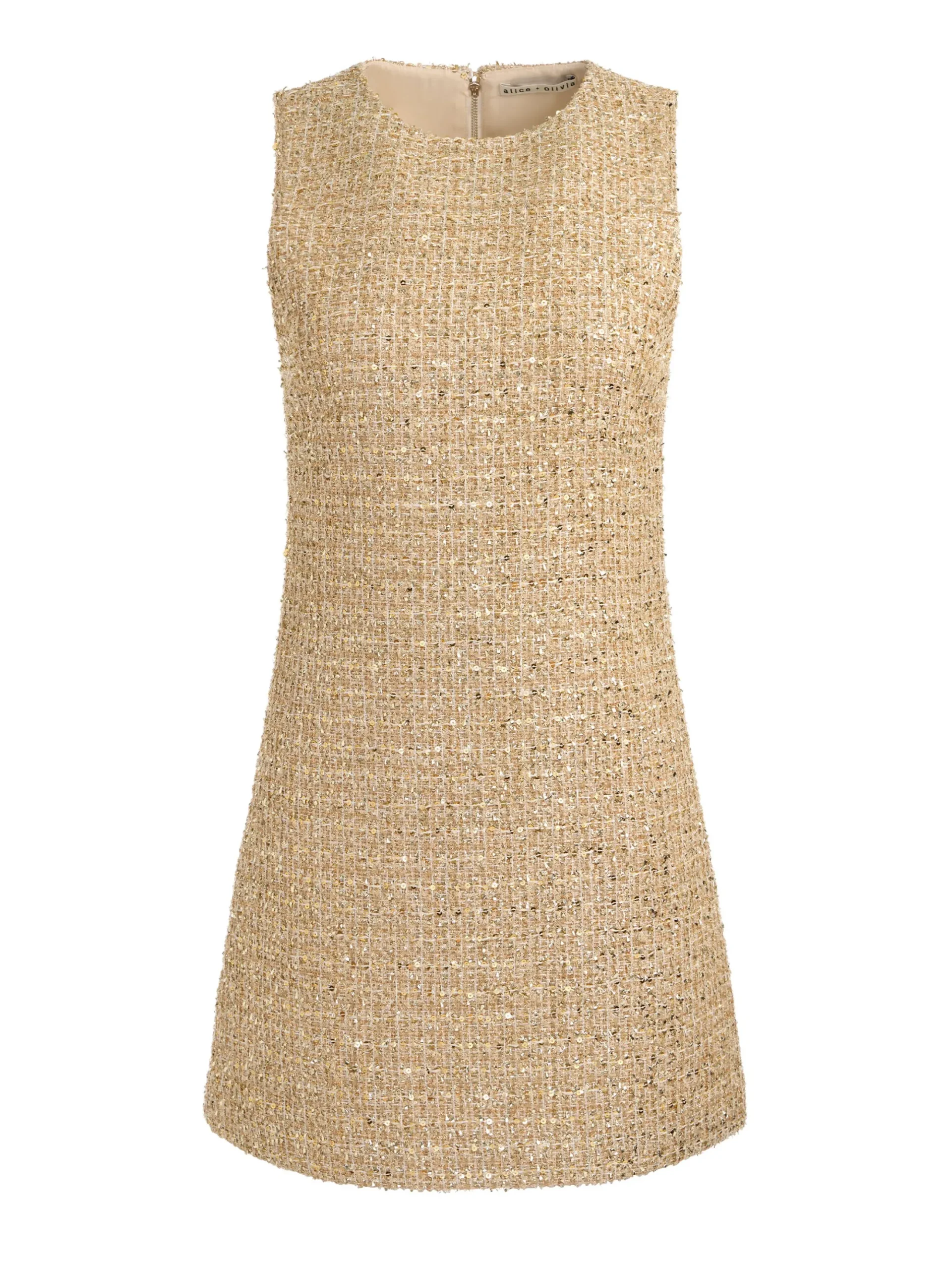 CADE EMBELLISHED TWEED MINI DRESS