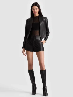 CADY LEATHER SHORT