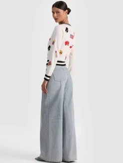 CAROLANN AMERICANA SHRUNKEN PULLOVER