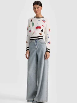 CAROLANN AMERICANA SHRUNKEN PULLOVER