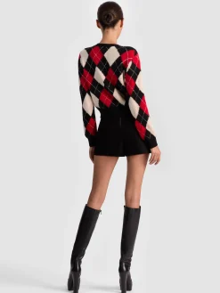 CAROLEE ARGYLE CARDIGAN