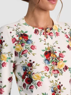 CARSON PRINTED CARDIGAN