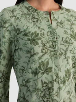 CARSON PRINTED CARDIGAN