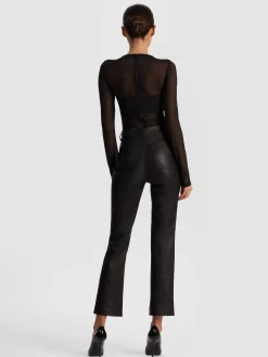 CASEY LEATHER ANKLE PANT