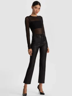 CASEY LEATHER ANKLE PANT