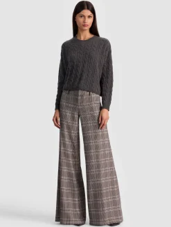 CECILIE CASHMERE CABLEKNIT PULLOVER