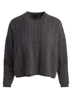 CECILIE CASHMERE CABLEKNIT PULLOVER