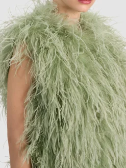 CHANDA FEATHERED VEST