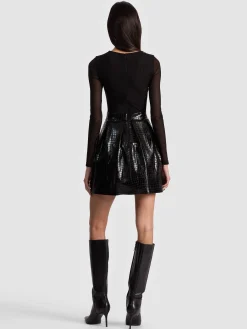 CHARA VEGAN MINI DRESS
