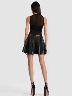 CHARA VEGAN MINI DRESS