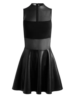 CHARA VEGAN MINI DRESS