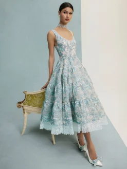 CHARLOTTE LACE MIDI DRESS