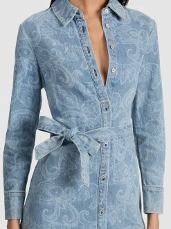 CHASSIDY DENIM SHIRT DRESS