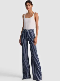 CHIC STRIPED JEAN