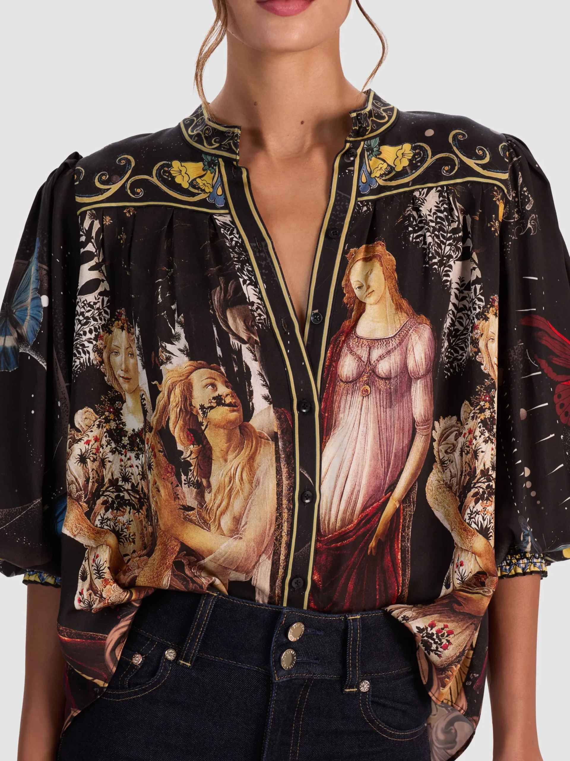 CORA BUTTON DOWN BLOUSE