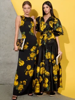 DELORA OPEN BACK MAXI DRESS