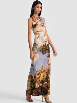 DELORA OPEN BACK MAXI DRESS