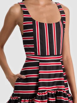 DIANA STRUCTURED MIDI DRESS