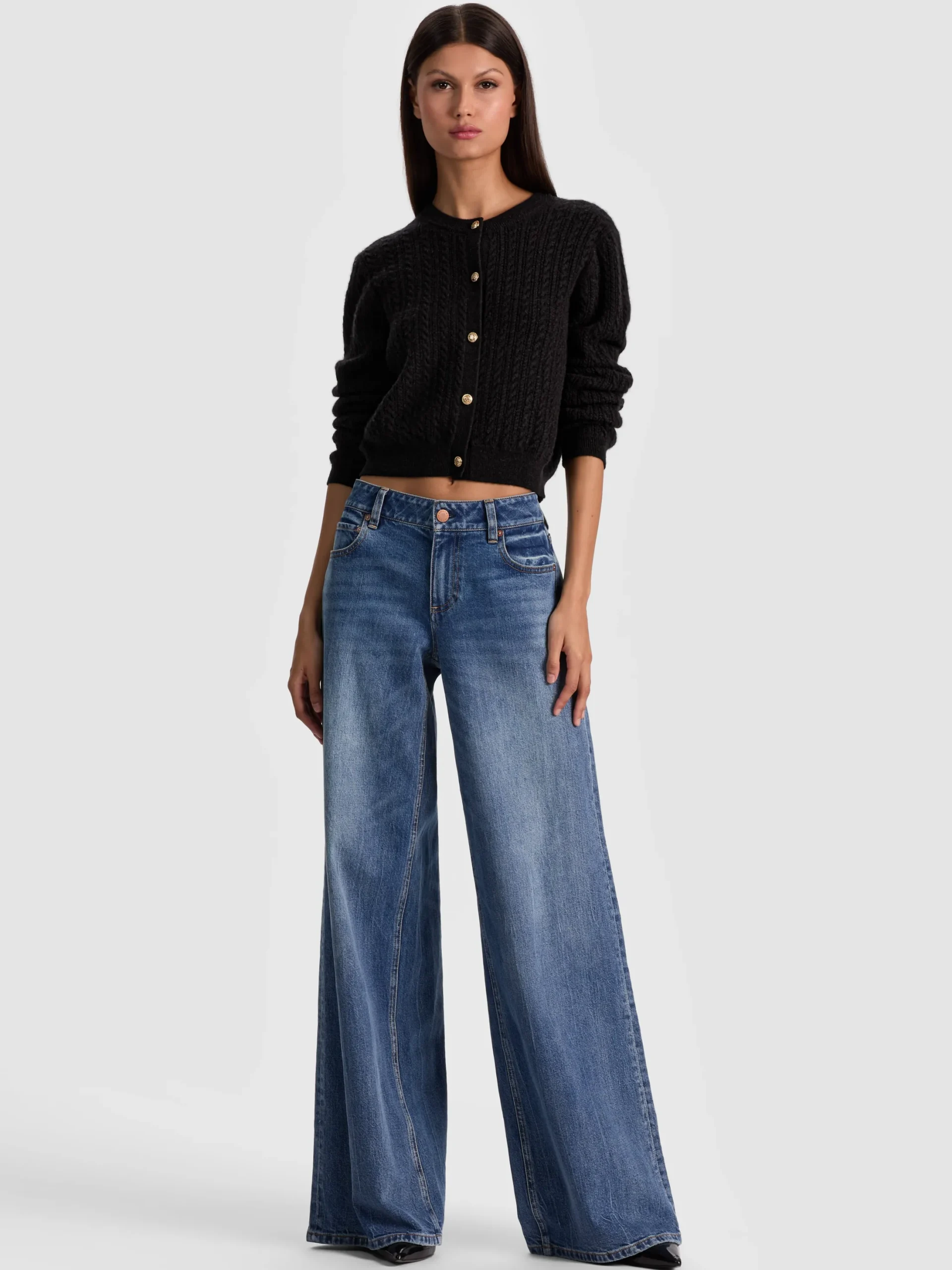 DOLLIE CASHMERE CABLEKNIT CARDIGAN