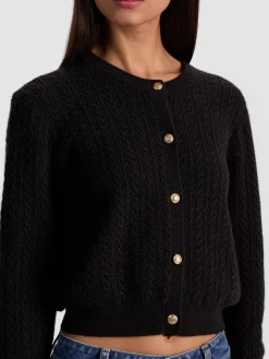 DOLLIE CASHMERE CABLEKNIT CARDIGAN