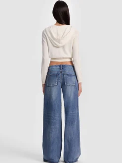 DOLLIE CASHMERE ZIP-UP HOODIE