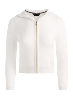 DOLLIE CASHMERE ZIP-UP HOODIE