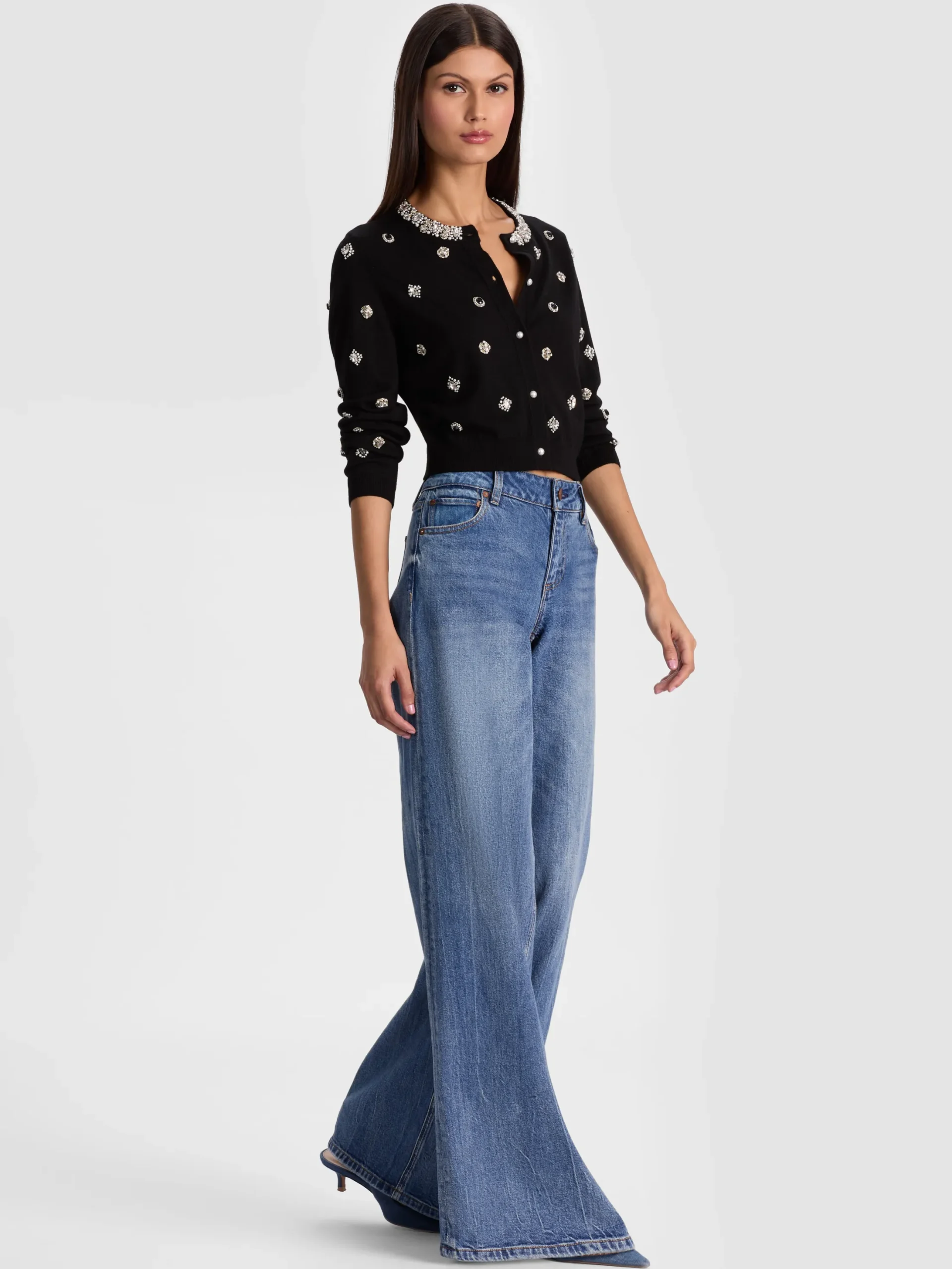 DOLLIE EMBELLISHED CARDIGAN