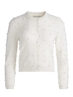 DOLLIE EMBELLISHED CASHMERE CARDIGAN