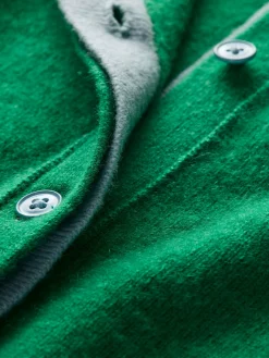 DOLLIE TWO TONE CASHMERE CARDIGAN